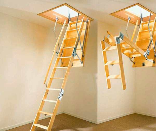 Раскладная чердачная лестница
