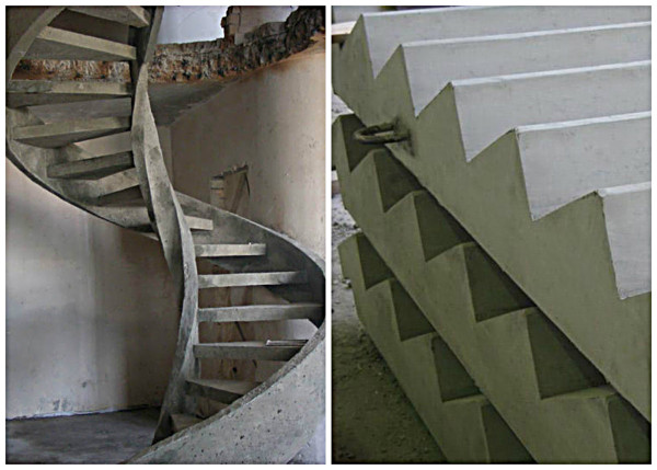 Разновидности бетонных лестниц