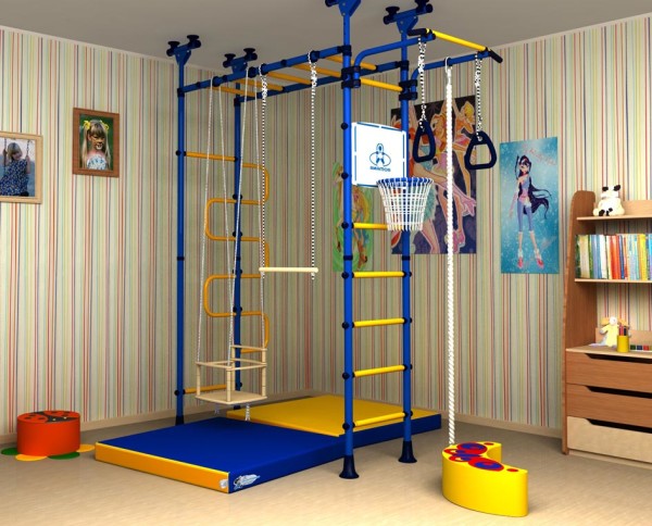 Многофункциональная спортивная лестница для детей