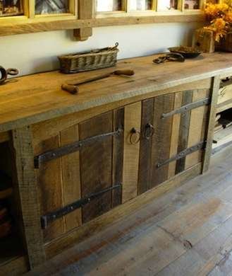Barn Wood Cabinets